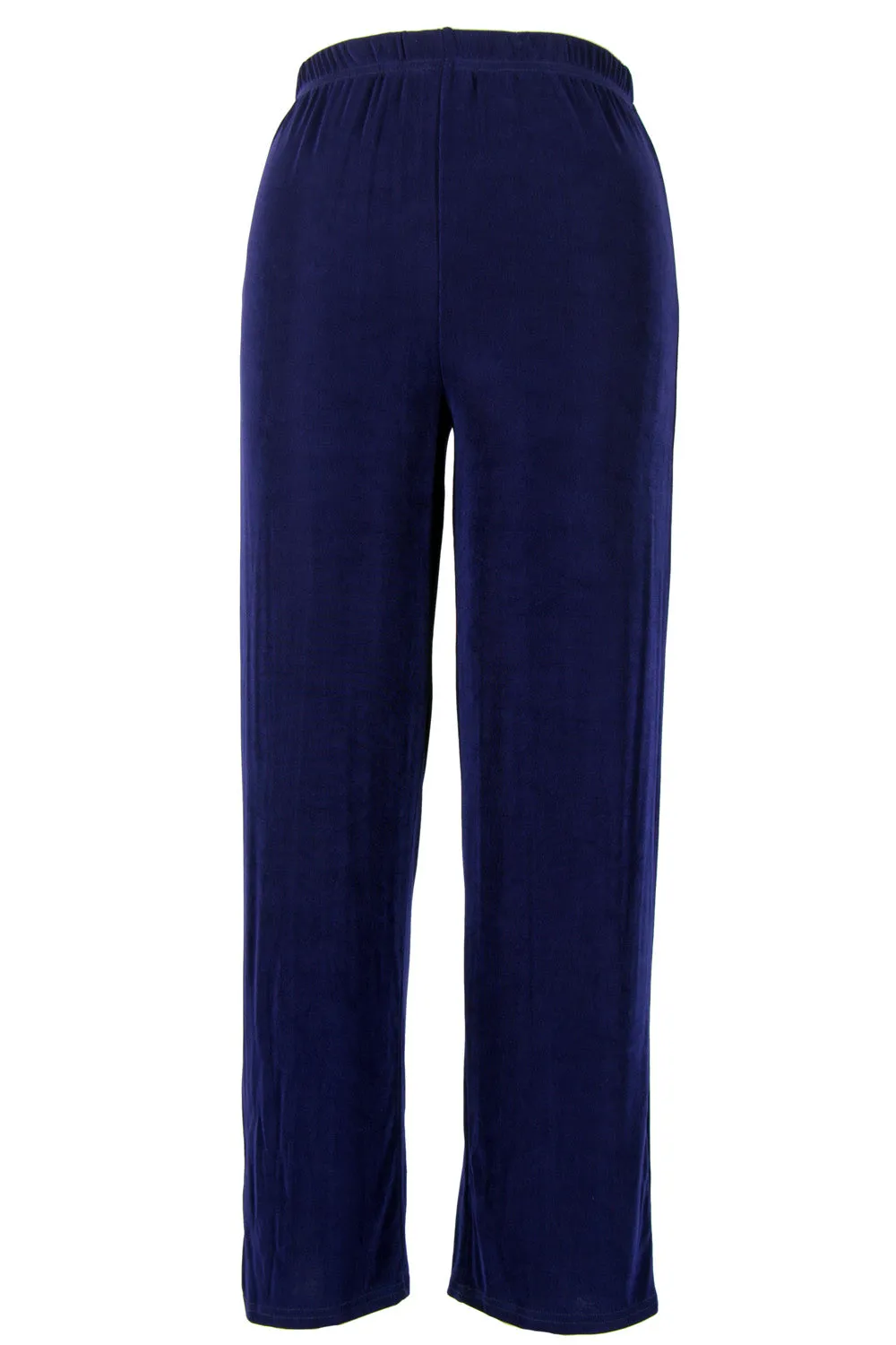 Acetate Non Iron Elastic Waist Full Length Pants-5000AY-ARS1