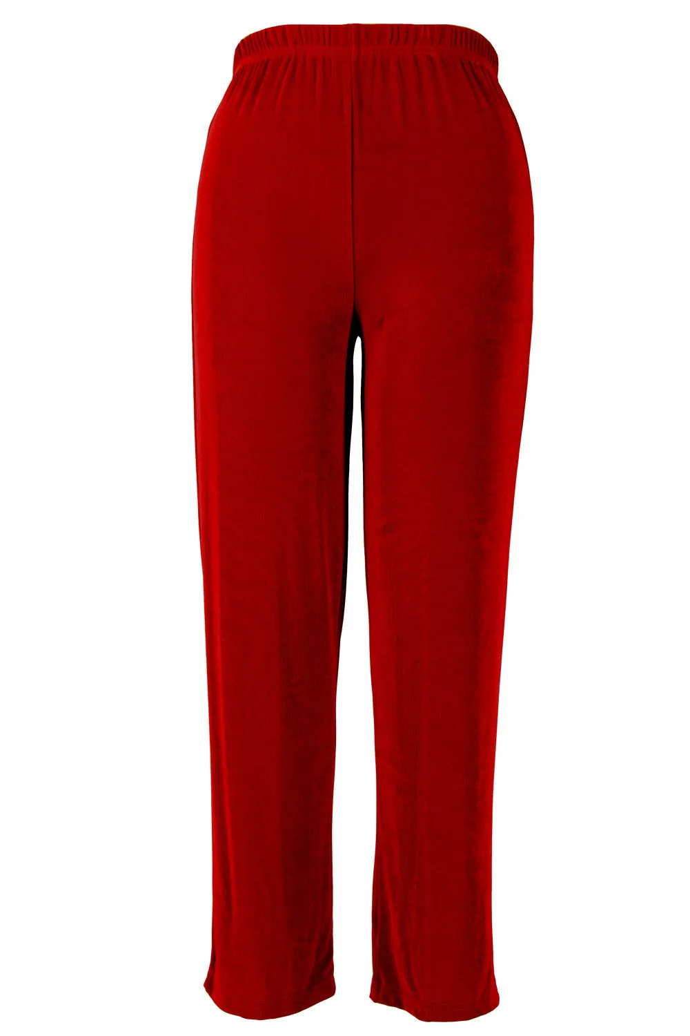 Acetate Non Iron Elastic Waist Full Length Pants-5000AY-ARS1