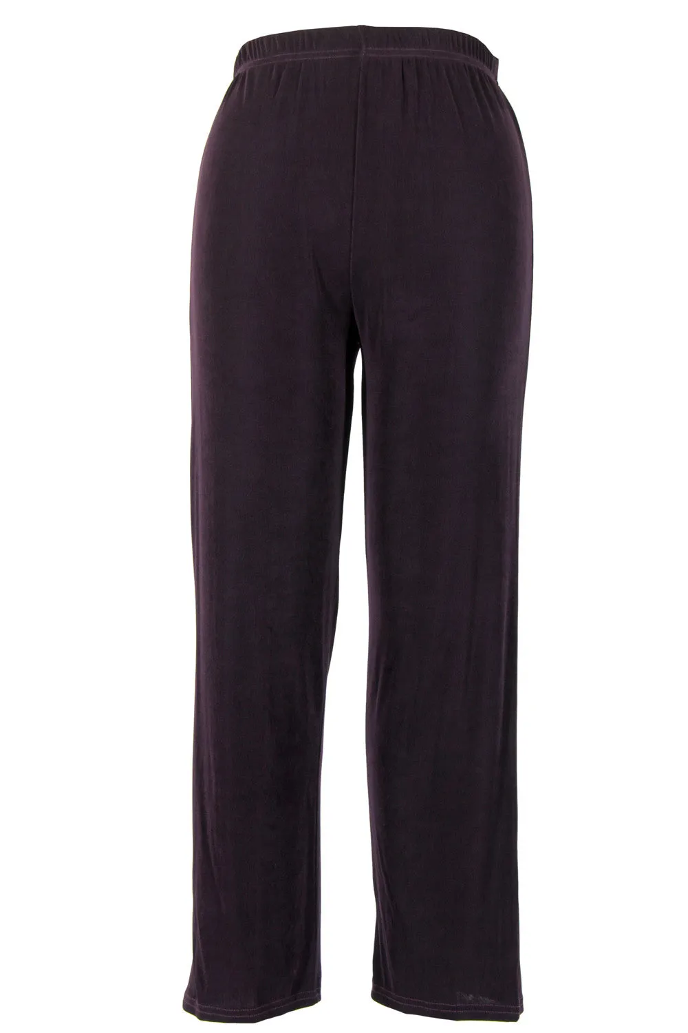 Acetate Non Iron Elastic Waist Full Length Pants-5000AY-ARS1