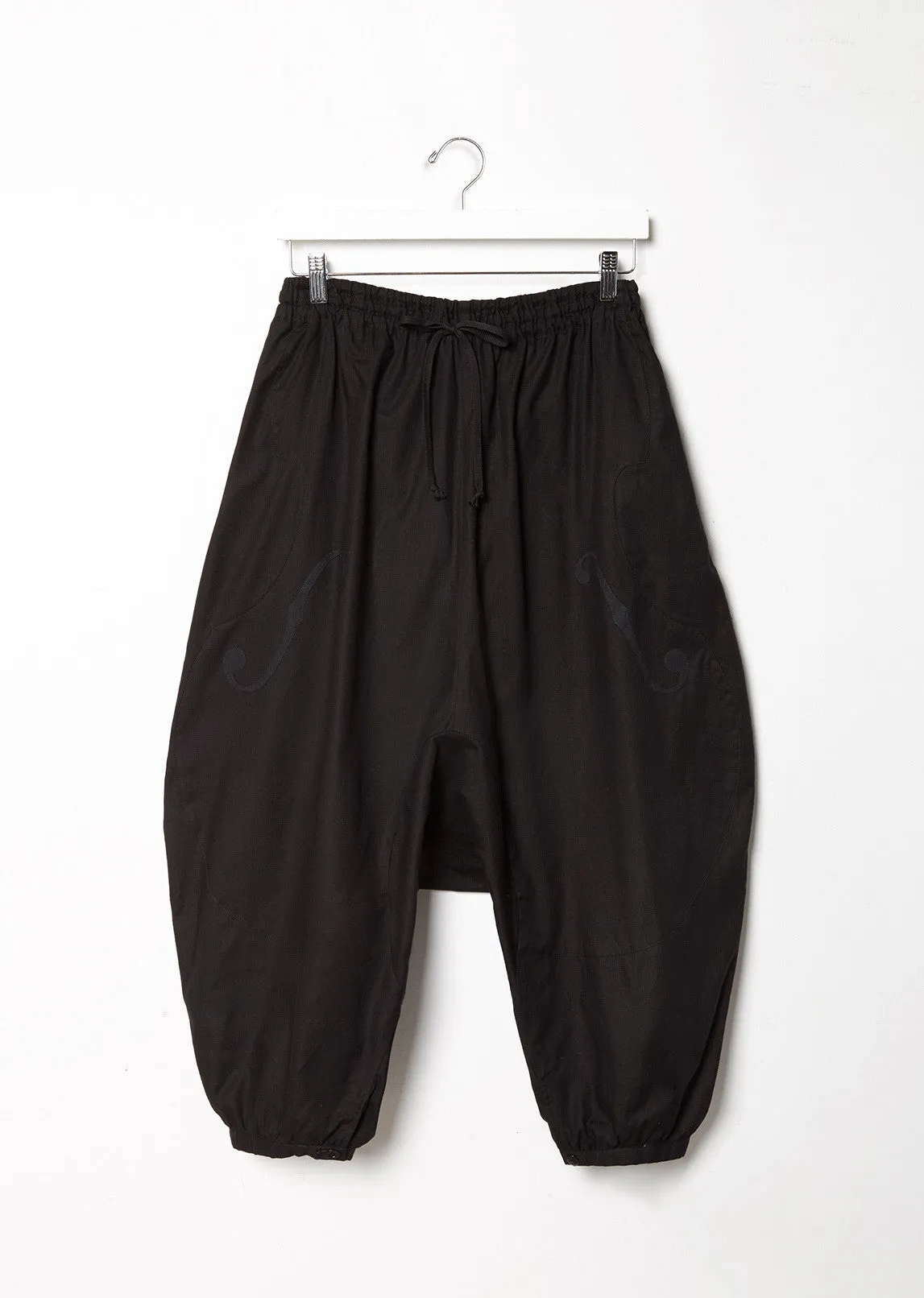 Cropped Jodhpur Cotton Pant