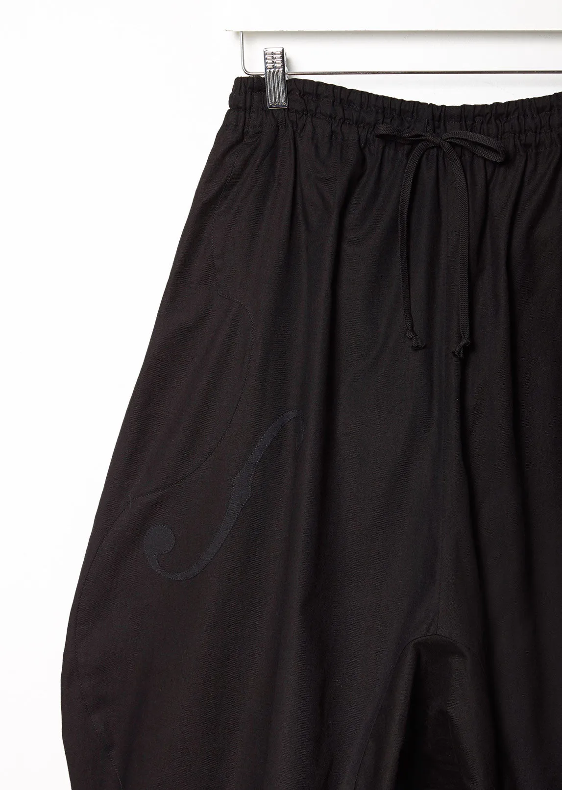 Cropped Jodhpur Cotton Pant