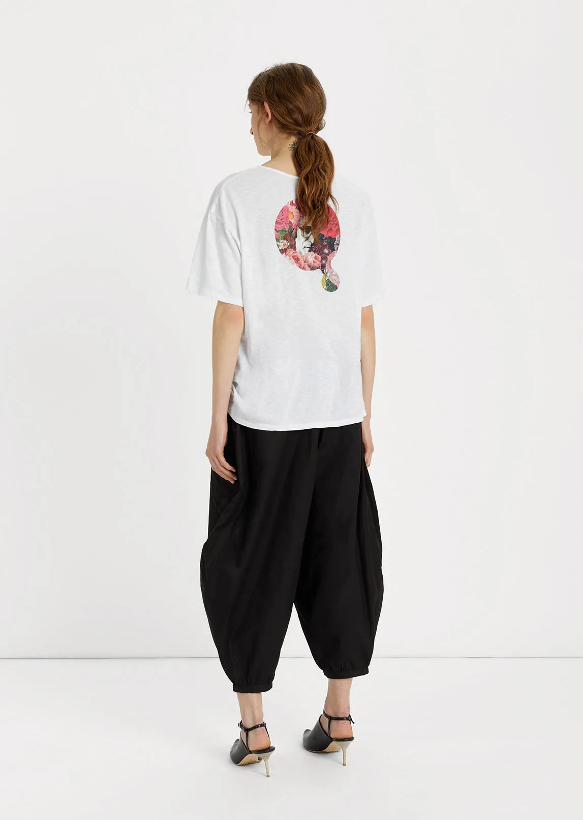 Cropped Jodhpur Cotton Pant