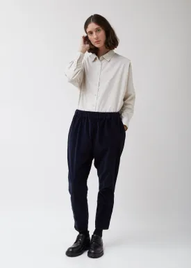 Dark Navy Velveteen Jodhpur Pant