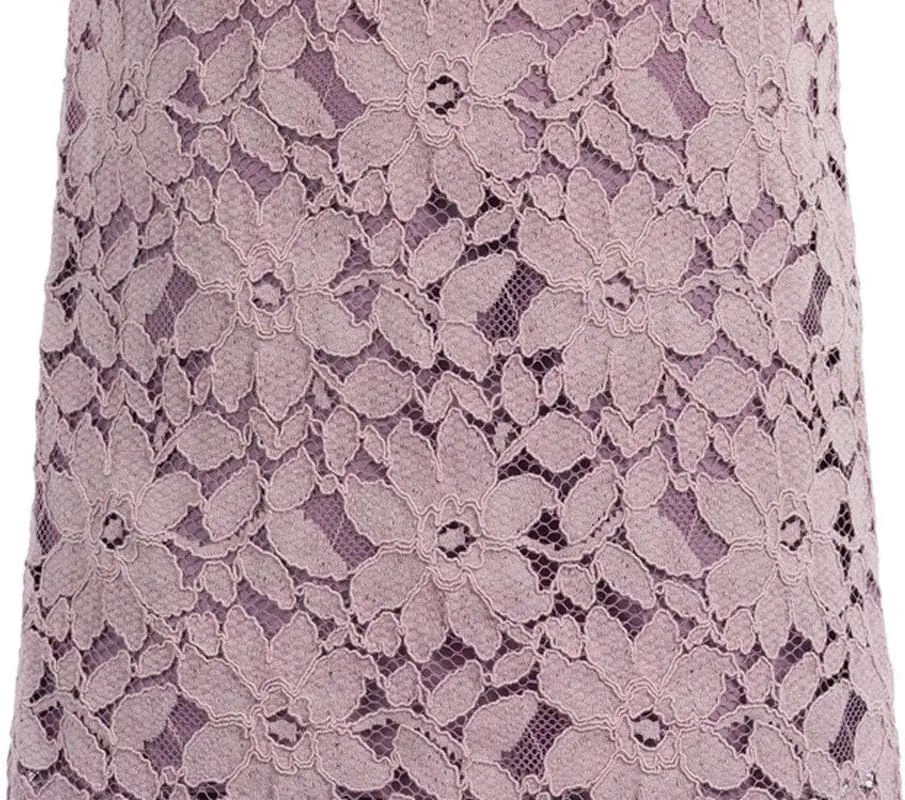 ebossy Women's Elegant Floral Lace Knee Length Pencil Skirt