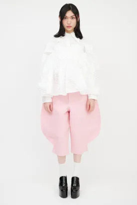 FW 2012 Pink Cropped 2D Jodhpur Trousers