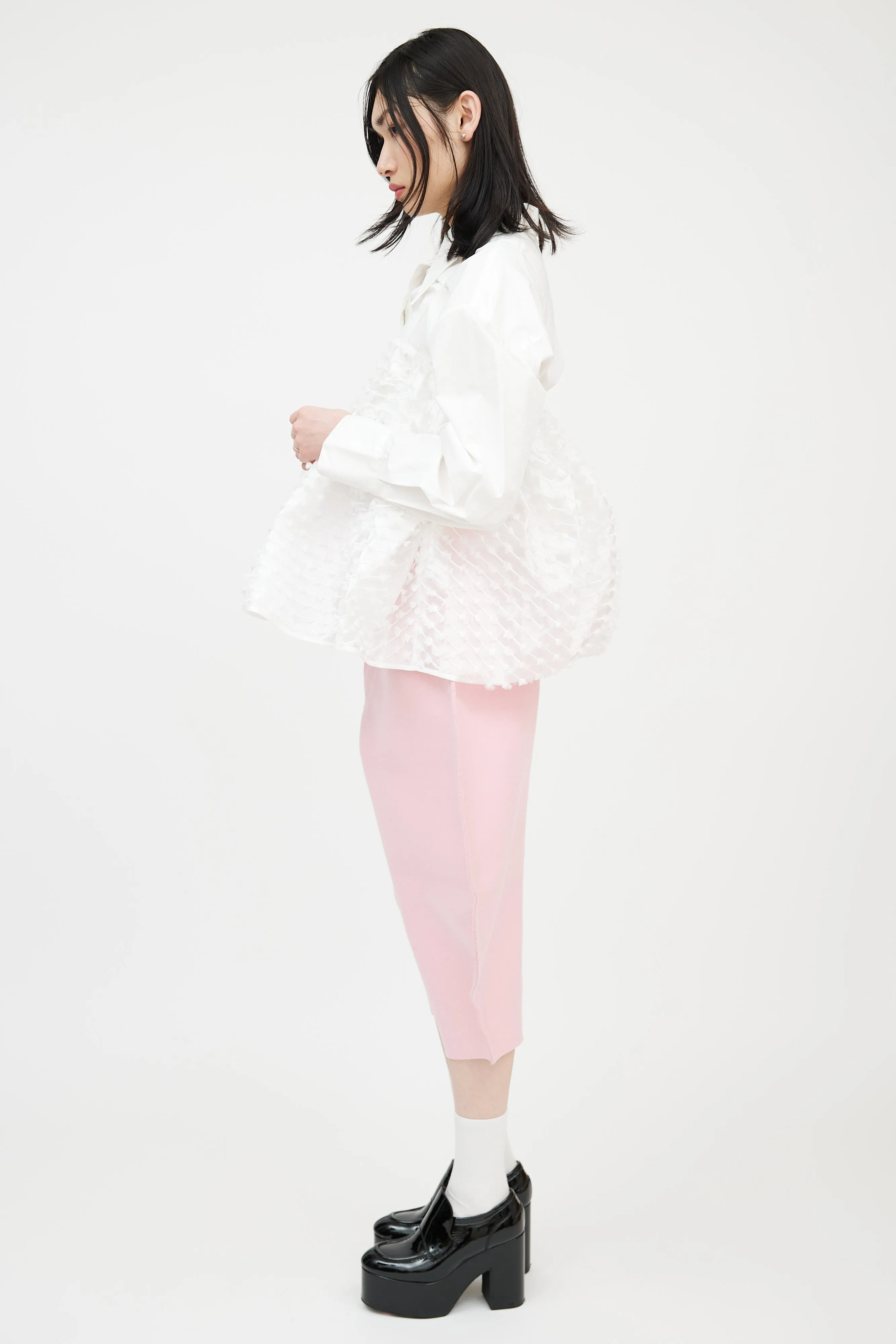 FW 2012 Pink Cropped 2D Jodhpur Trousers