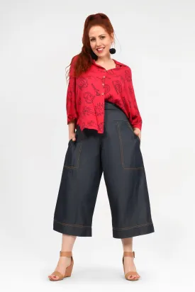 Gemma Denim 3/4 Pants