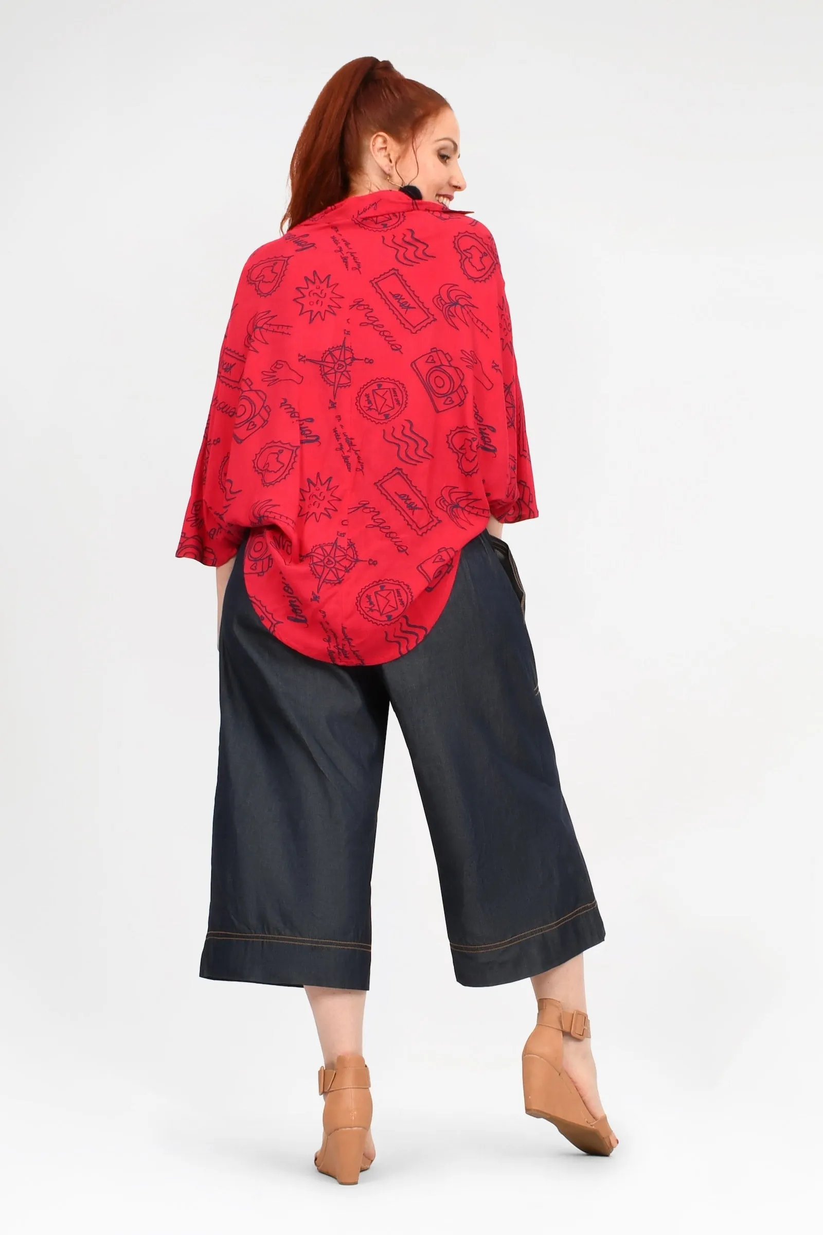 Gemma Denim 3/4 Pants