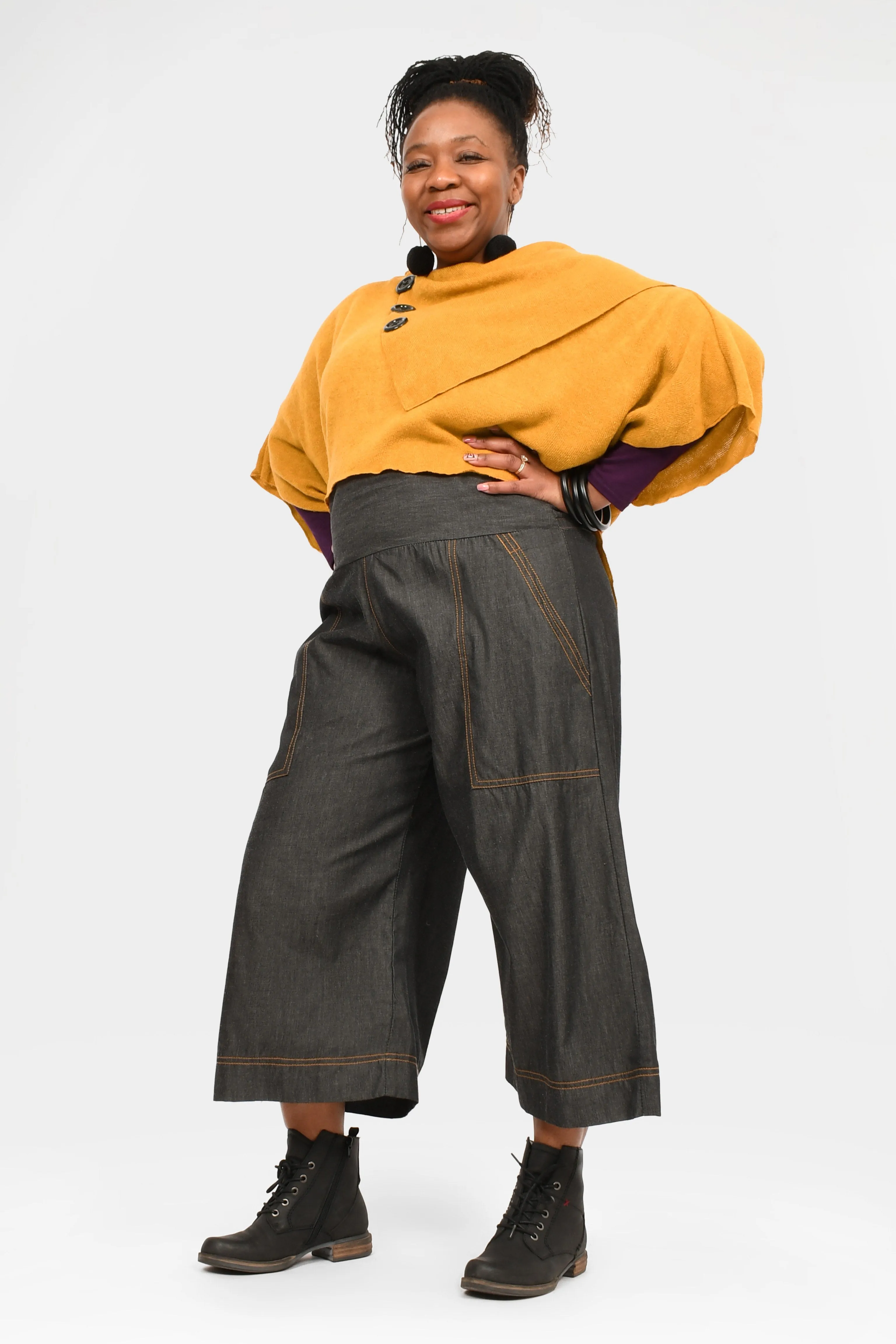 Gemma Denim 3/4 Pants