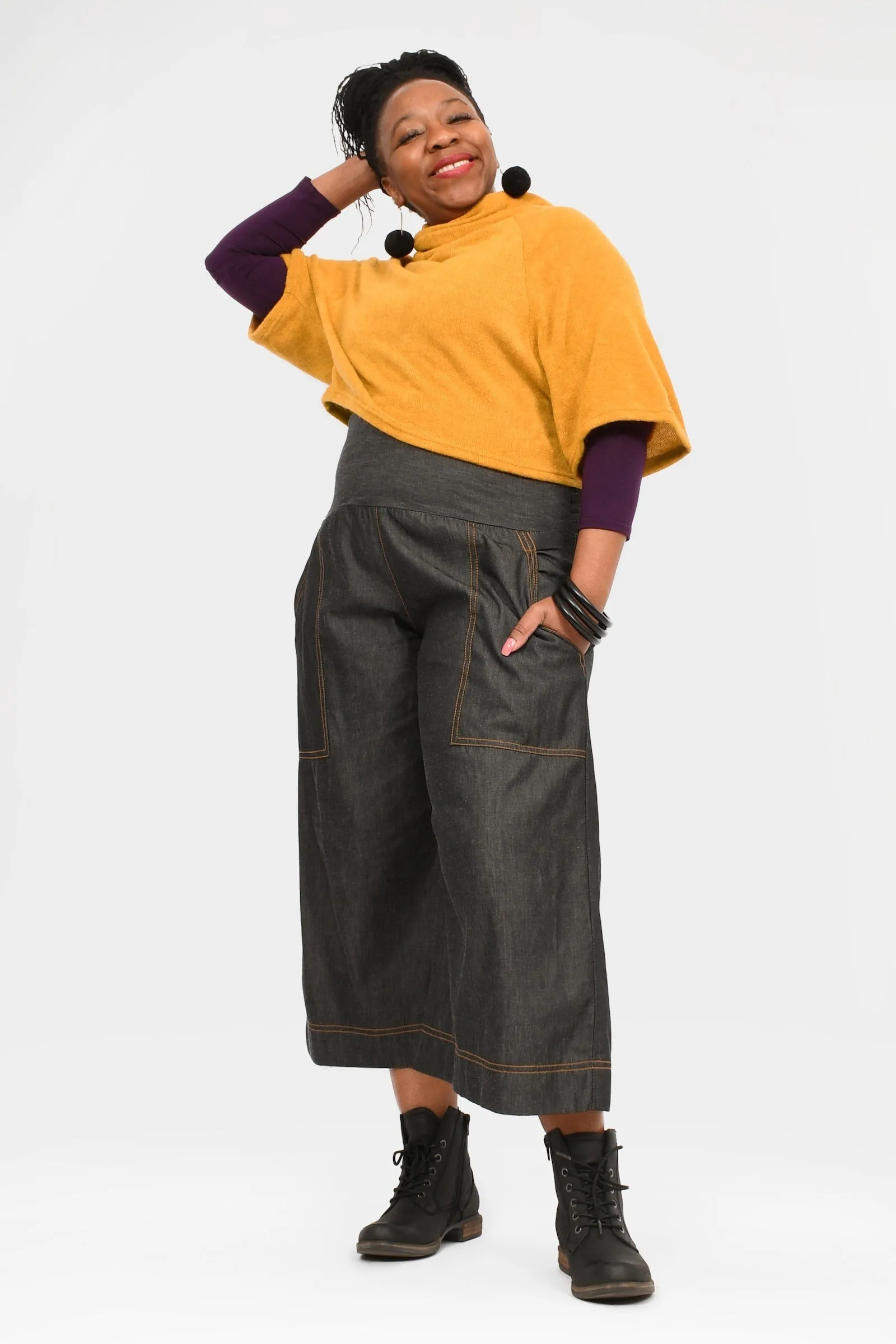 Gemma Denim 3/4 Pants