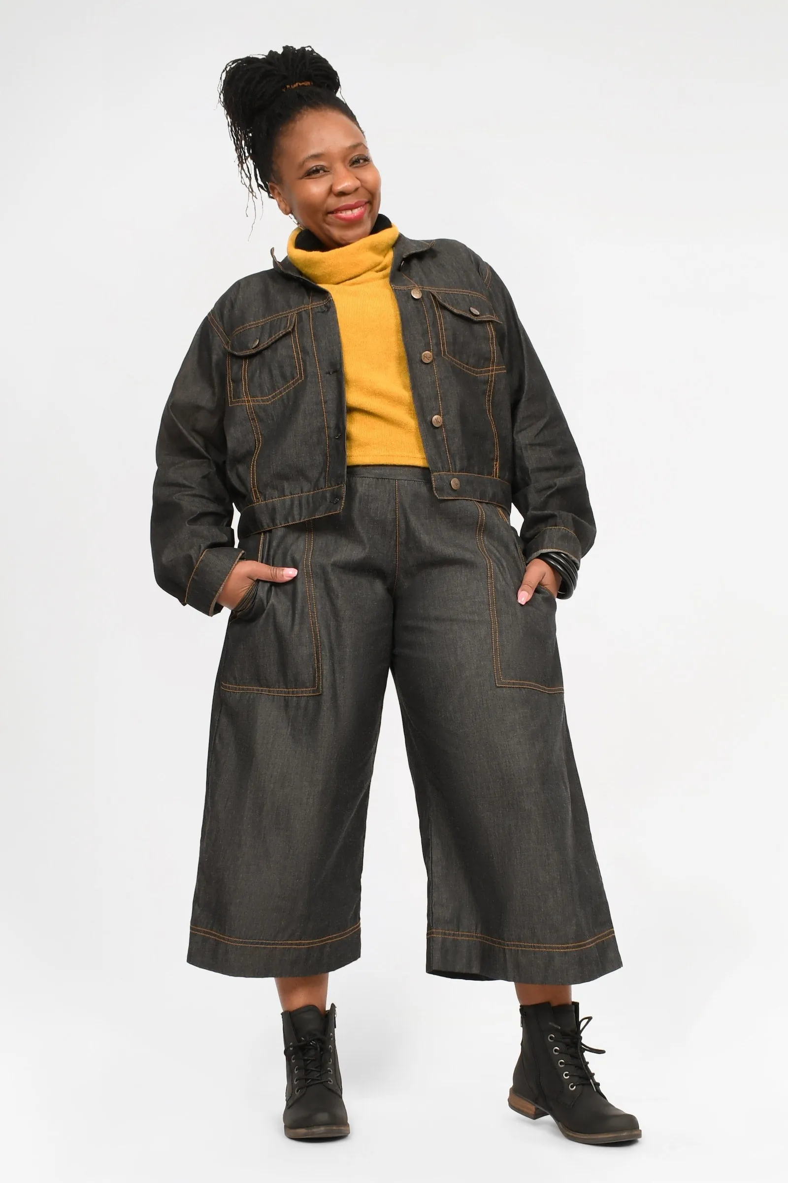 Gemma Denim 3/4 Pants