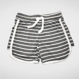 Girls Hot Short (Cotton) - "Stripped" - Grey