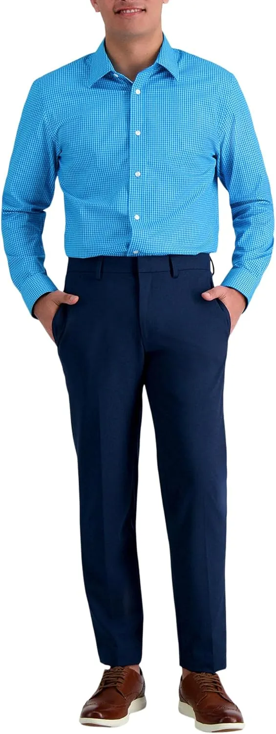 Haggar Men's Premium Comfort Slim Fit Wrinkle Resistant Dress Shirt