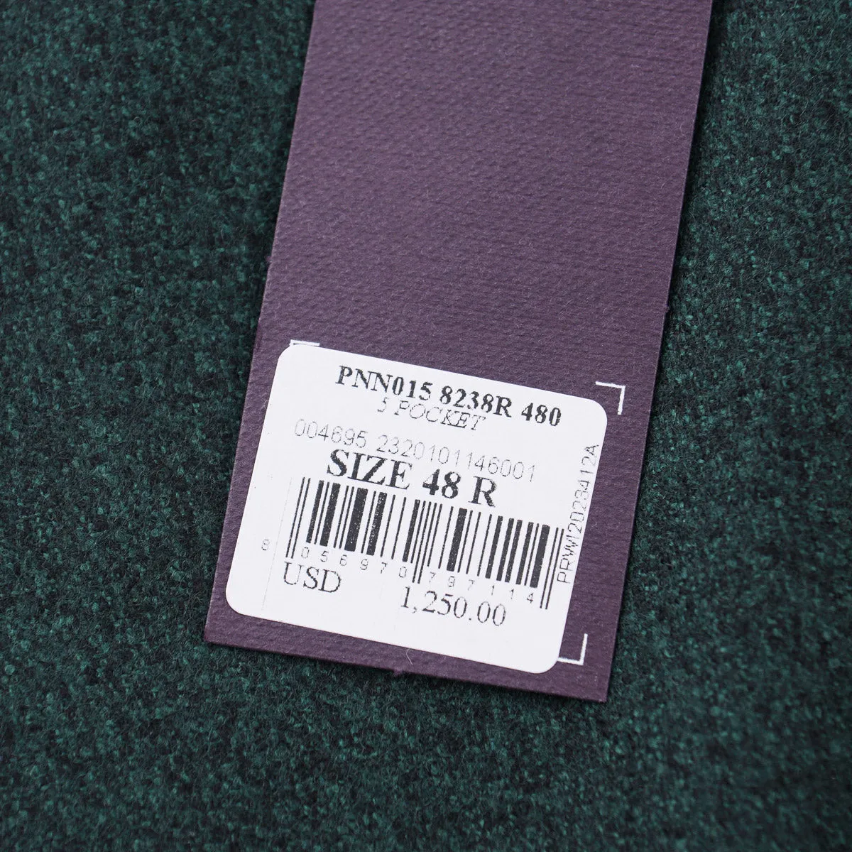 Isaia Slim-Fit Flannel Wool Jeans