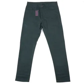 Isaia Slim-Fit Flannel Wool Jeans