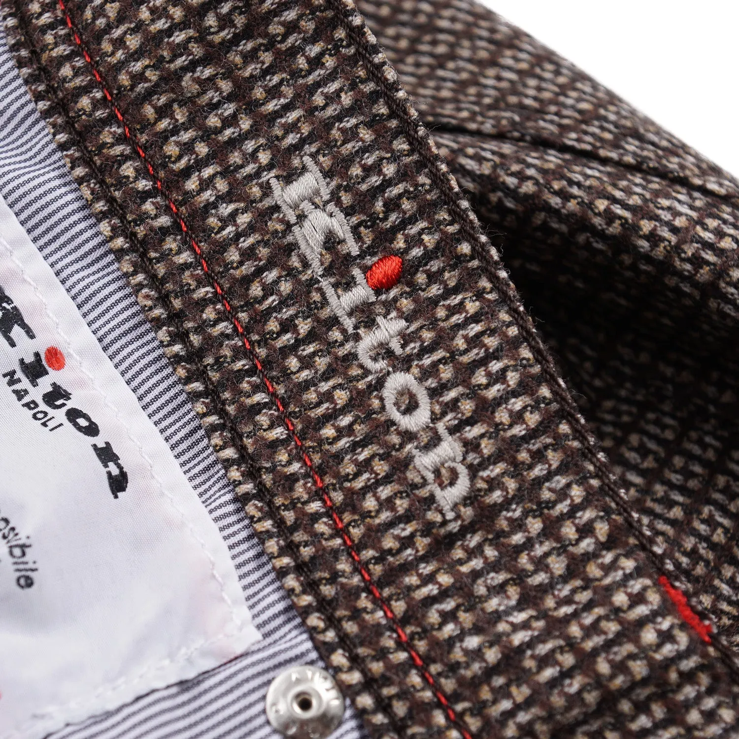 Kiton Slim Fit Five-Pocket Soft Flannel Wool Pants