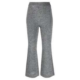 Melange Rib Cropped Pants