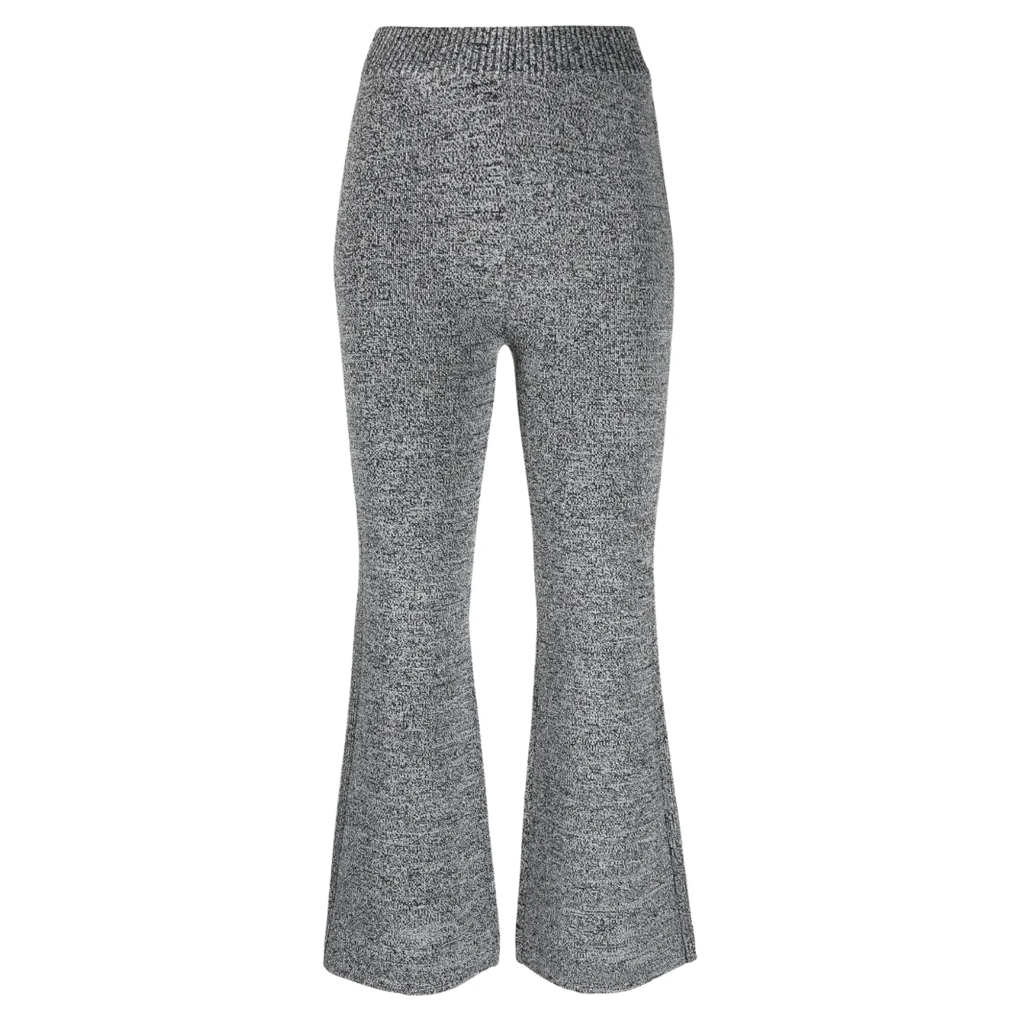 Melange Rib Cropped Pants