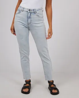 Monica Mom Comfort Jean Bleach