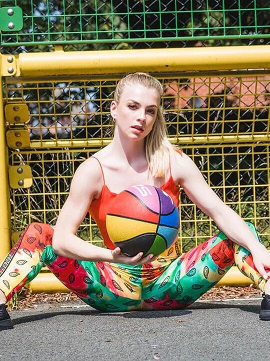 Regular Leggings (8-12 UK Size) - Bandana Tie Dye
