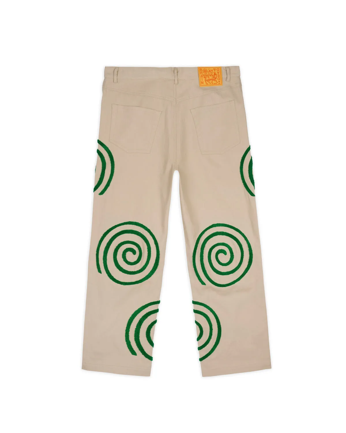 Swirls Twill Pant - Khaki