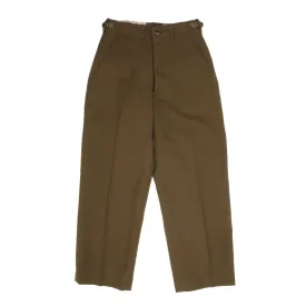 VINTAGE US ARMY FIELD TROUSERS PANTS 1951 KOREAN WAR SIZE SHORT XS